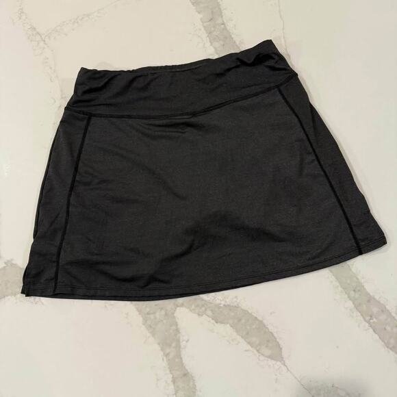 Oalka Athletic Performance Tennis Skort Skirt Women's XL Black Golf Activewear - Picture 1 of 6